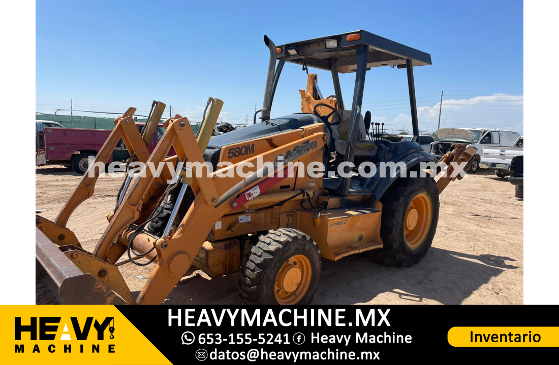 Maquinaria Pesada Retroexcavadora 2005 Case 580 M serie 2